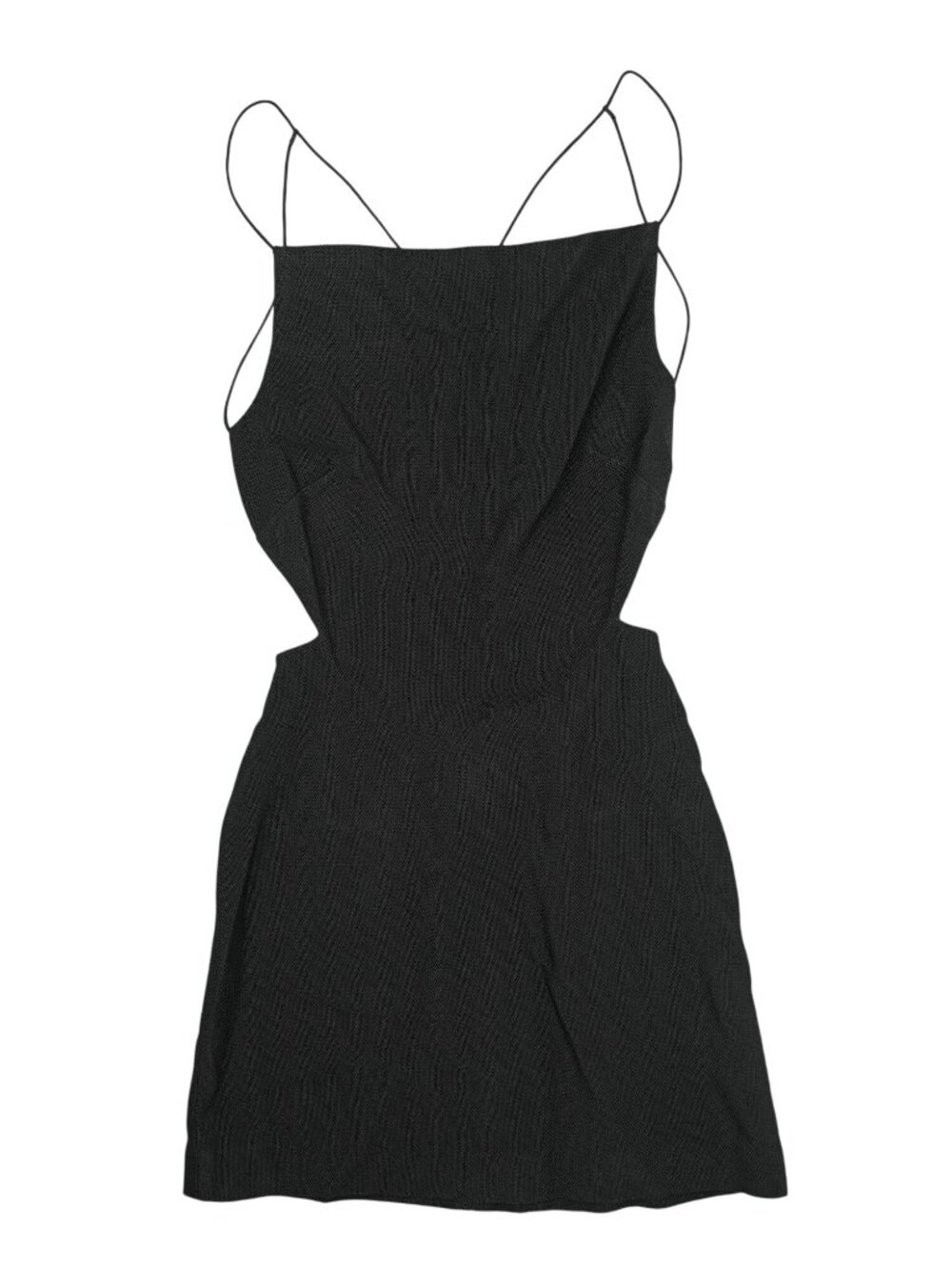 Christopher Esber Apron Mini Dress in Black